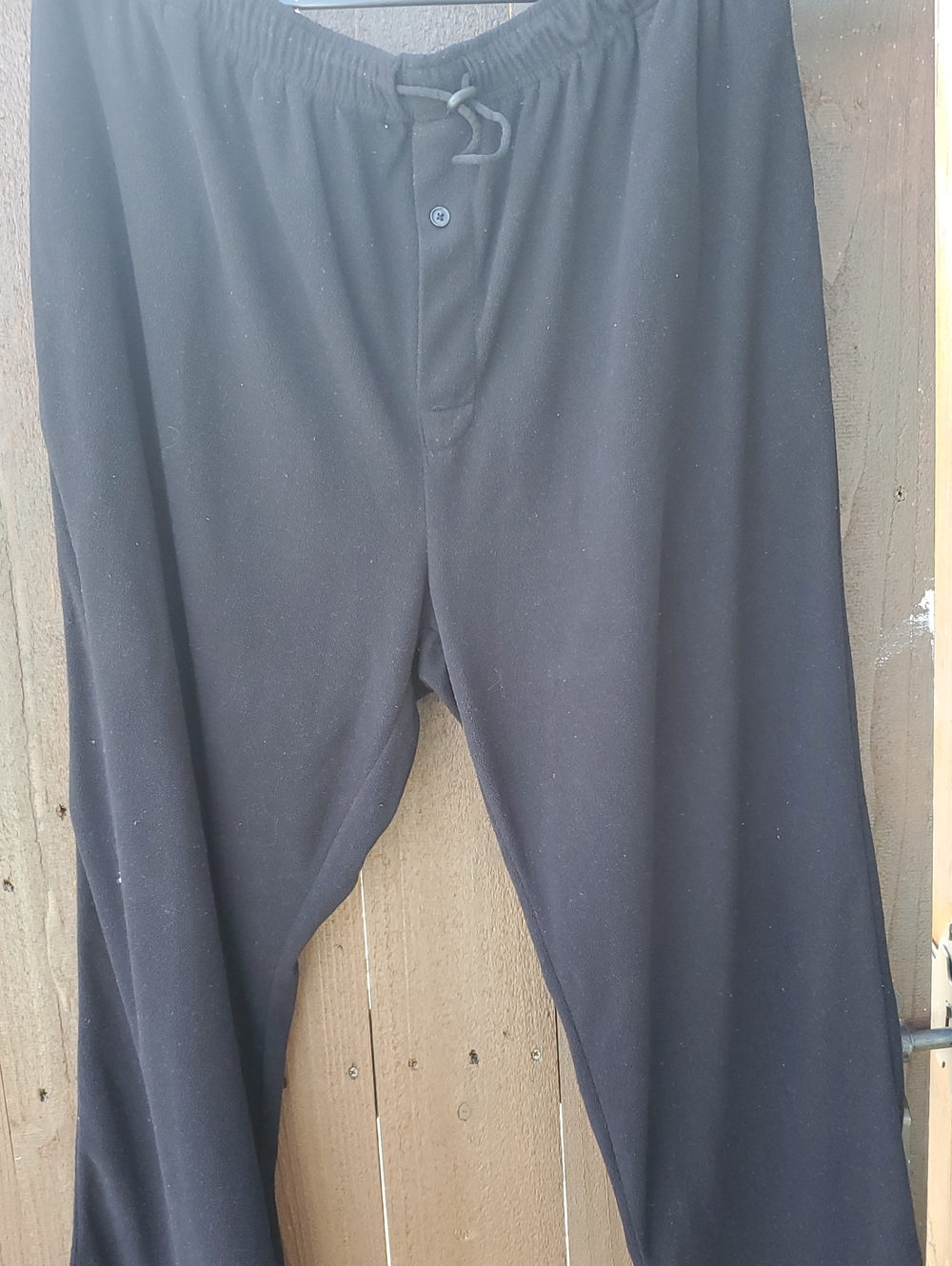 Mens XXL Stafford Black Elastic Waist Drawstring Sleeping Pants